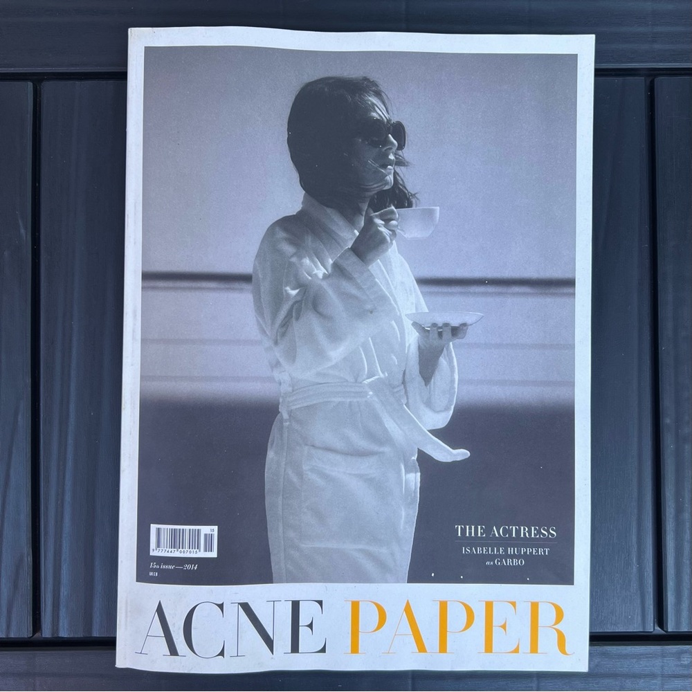 Acne Paper Magazine #15 2014 Gentle Woman Coffee Table Magazine 60’ Retro Art